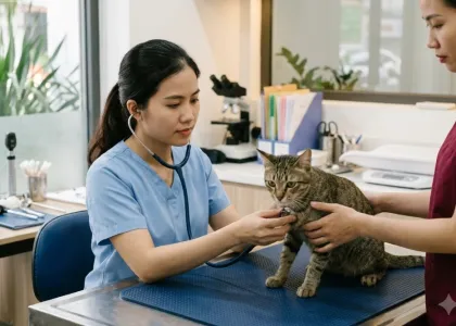 Kiểm Tra Sức Khỏe Chó Mèo Thường Bao Gồm Những Gì?