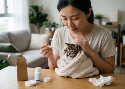 Mèo con lần đầu xổ giun cần lưu ý những gì?