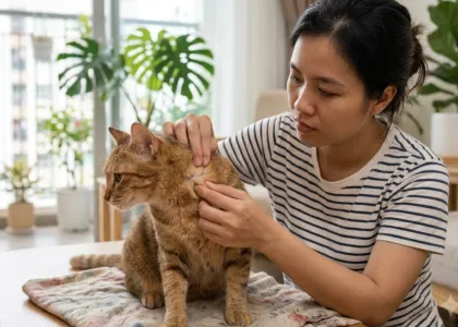 Cách kiểm tra ve rận cho chó mèo tại nhà